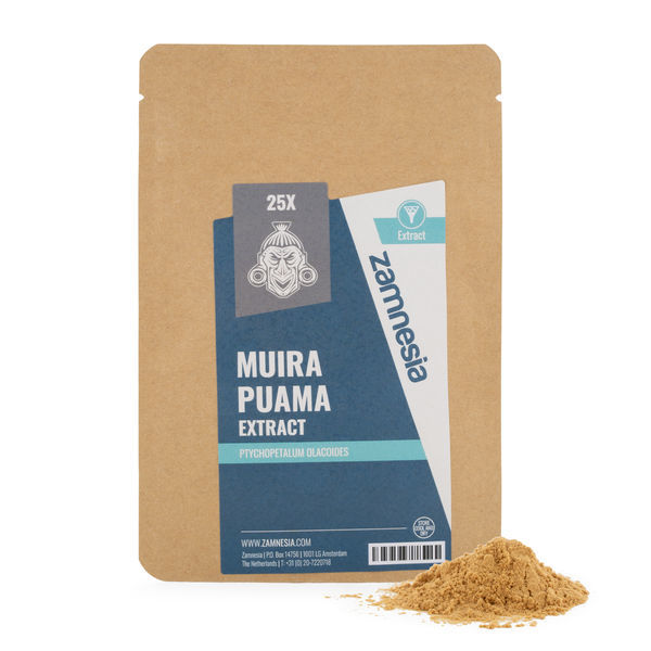 Extrato de Muira Puama (Ptychopetalum olacoides) 25x