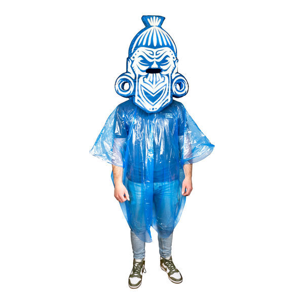 Poncho impermeável descartável