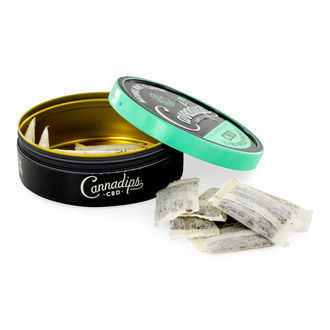 Saquetas de snus de cânhamo com CBD (Cannadips)