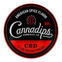 Saquetas de snus de cânhamo com CBD (Cannadips)