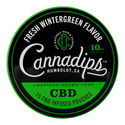Saquetas de snus de cânhamo com CBD (Cannadips)
