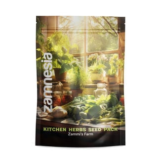 Kit de sementes de ervas aromáticas para cozinha - Zammi's Farm