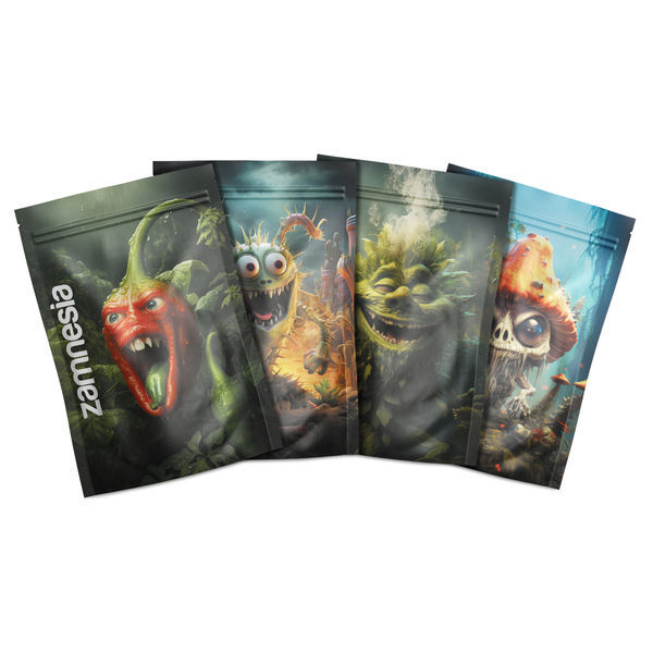 Bolsas Stash Z-Lock Monstrous Monsters (Grande)