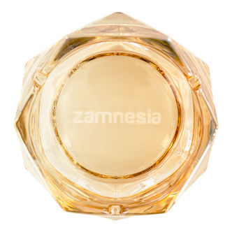 Cinzeiro de vidro dourado (Zamnesia)