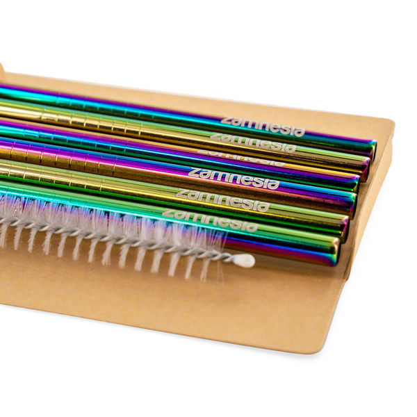 Palhinhas Metálicas para Bebidas (Zamnesia)