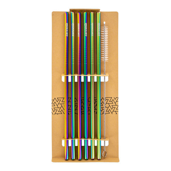 Palhinhas Metálicas para Bebidas (Zamnesia)