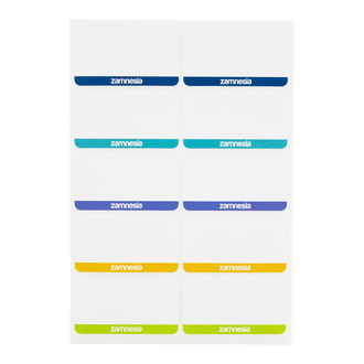 Etiquetas adesivas para rotulagem (Zamnesia) – 50 unidades