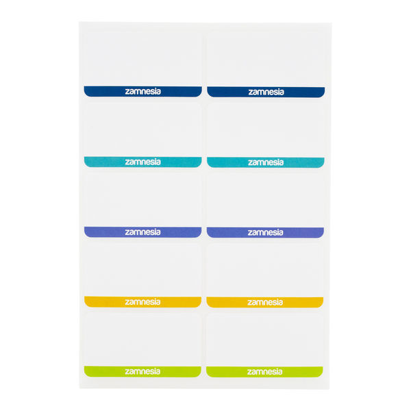 Etiquetas adesivas para rotulagem (Zamnesia) – 50 unidades