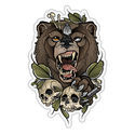 Urso Rugidor - Autocolante (TRIBE)