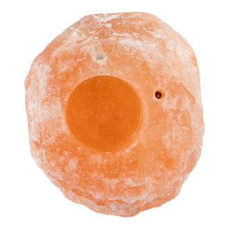 Suporte para vela tealight em pedra de sal