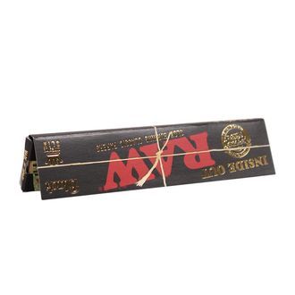 RAW "Black" Inside Out Papel de Enrolar King Size Slim