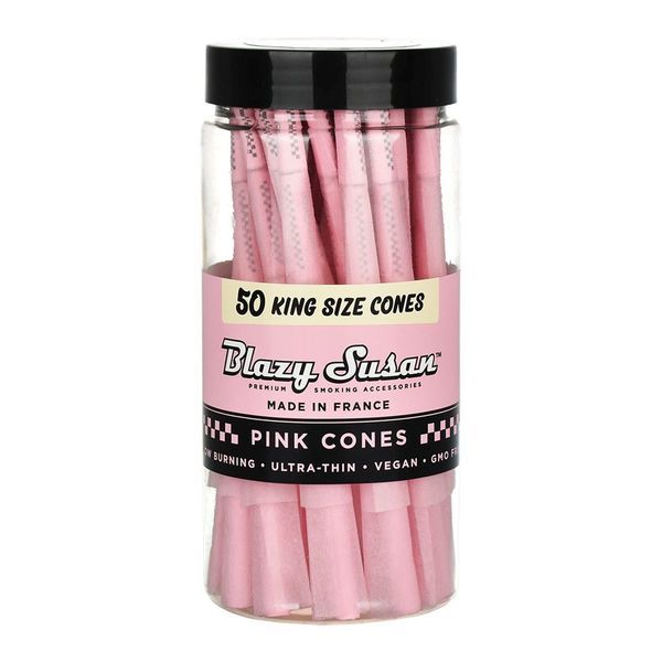 Blazy Susan Cones Slim King Size Rosa (50 unidades)