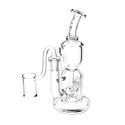 Pulsar Emergence Hourglass Recycler em Vidro para Dab
