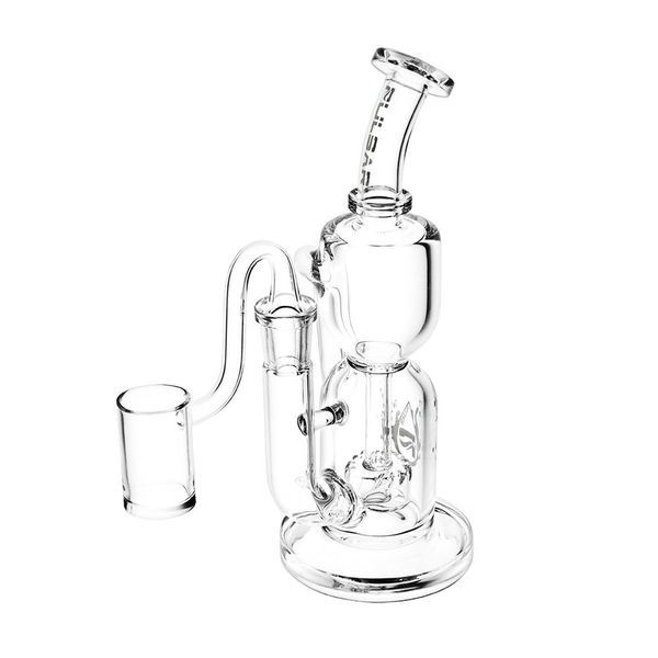 Pulsar Emergence Hourglass Recycler em Vidro para Dab