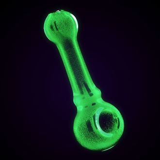 Cachimbo em vidro que brilha no escuro