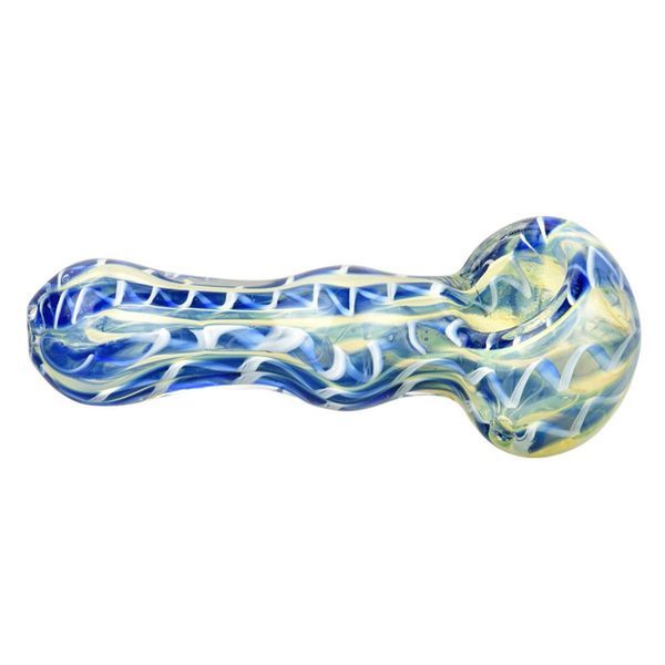 Cachimbo de vidro Fumed Latticino