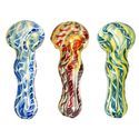Cachimbo de vidro Fumed Latticino