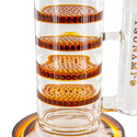 Bong Turbina de Colmeia Tripla 18'' (Tsunami Glass)