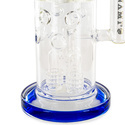Bong em vidro Tsunami tipo Barrel com percolador em favo de mel, 20''