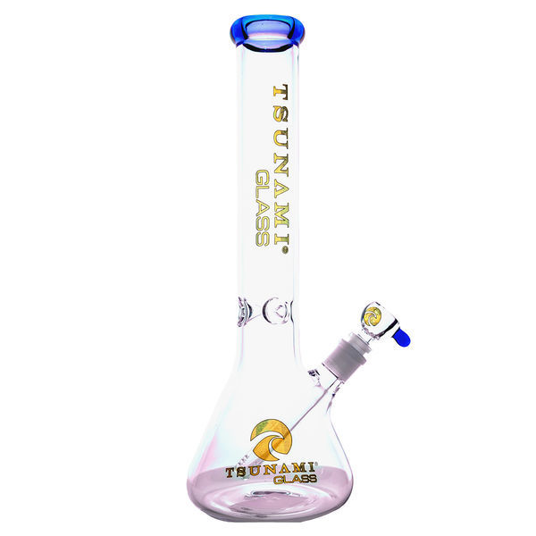 Bong Beaker Base com Ice Catcher 15'' (Tsunami Glass)