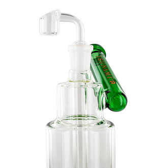 Dab rig com chuveiro de pescoço lateral 10'' (Tsunami Glass)