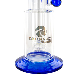Dab rig com chuveiro de pescoço lateral 10'' (Tsunami Glass)