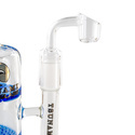 Bongo para dabs Side Neck Honey Turbine 23 cm (Tsunami Glass)