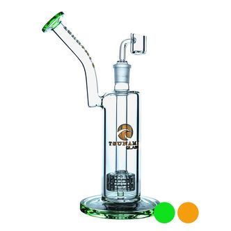 Dab Rig com Percolador Shower Head 28 cm (Tsunami Glass)