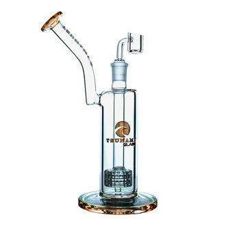 Dab rig com percolador shower head 28 cm (Tsunami Glass)
