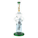 Shower Head Swiss Recycler Dab Rig 33 cm (Tsunami Glass)