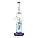Shower Head Swiss Recycler Dab Rig 33 cm (Tsunami Glass)
