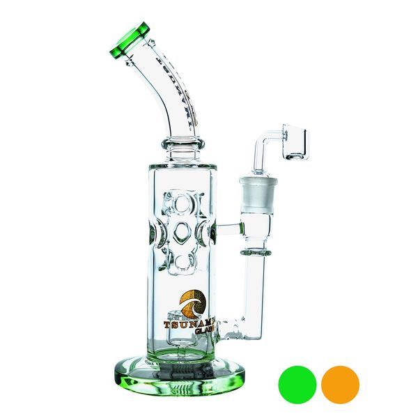 Bongo Swiss Dab Rig com Chuveiro 28 cm (Tsunami Glass)