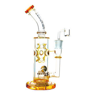 Bongo Swiss Dab Rig com Chuveiro 28 cm (Tsunami Glass)