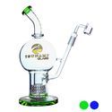 Bong dab "Globo" com percolador tipo "chuveiro" 28 cm (Tsunami Glass)