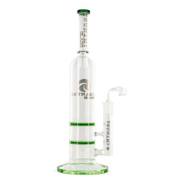 Double Honeycomb Dab Rig 38 cm (Tsunami Glass)