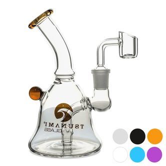Dab Rig Mini Bell 6'' (Tsunami Glass)