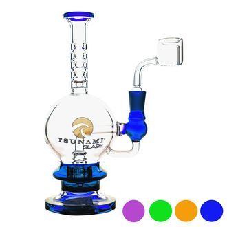 Dab Rig com Shower Head de 8" (Tsunami Glass)