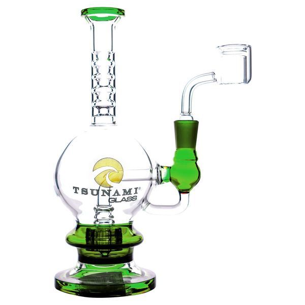 Dab Rig com Shower Head de 8" (Tsunami Glass)