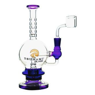 Dab Rig com Shower Head de 8" (Tsunami Glass)