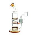 Bongo Double Honeycomb Turbine de 8'' (Tsunami Glass)