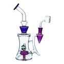 Bong "Shower Head Pyramid" 25 cm (Tsunami Glass)