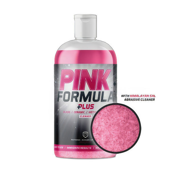 Limpa-vidros abrasivo 473 ml (Pink Formula Plus)