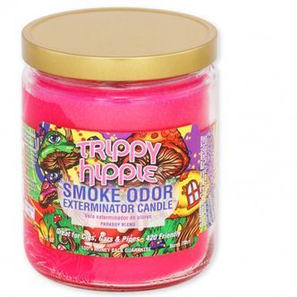 Vela Trippy Hippie (Eliminador de Odores de Fumo) 370g