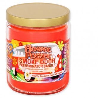 Candle Flower Power (eliminador de odor a fumo) 13oz