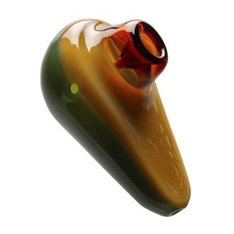 Cachimbo de vidro em forma de abacate (Goody Glass)