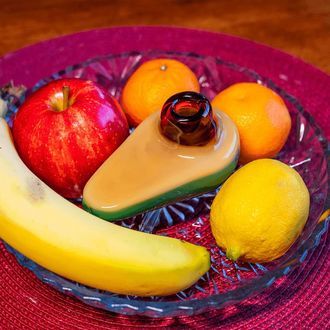 Cachimbo de vidro em forma de abacate (Goody Glass)