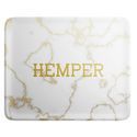 Tabuleiro de mármore branco de luxo (Hemper)