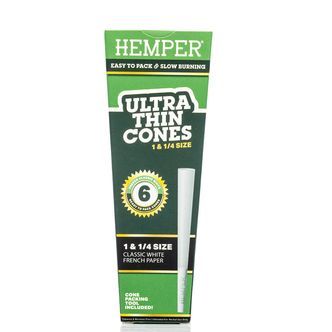 Cones Hemper Ultra Finos Brancos 1&frac14;