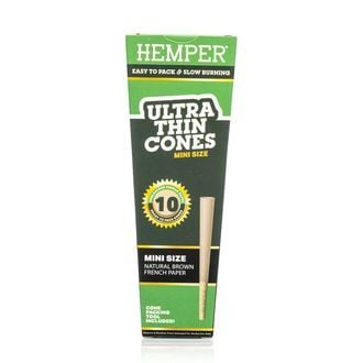Hemper Mini Cones Ultra Finos Castanhos