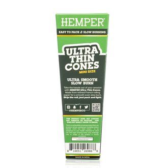 Hemper Mini Cones Ultra Finos Castanhos